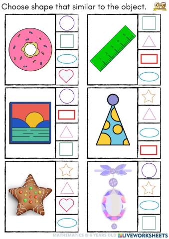 MATH : Shapes (6 tahun)