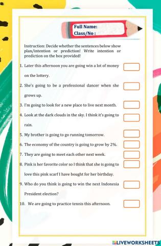 Ex 2 KD 3.3 Showing Intention