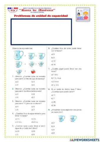 Problemas de unidad de capacidad