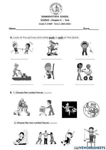 Chapter 4 Test Grade 3