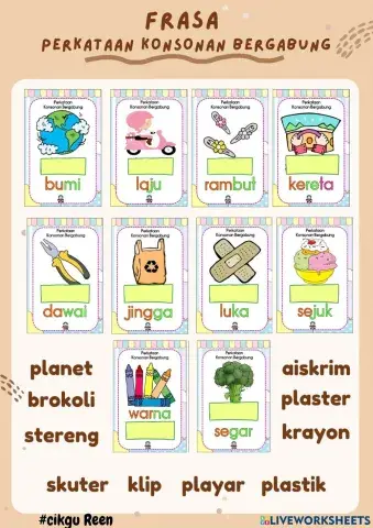 Latihan melengkapkan frasa