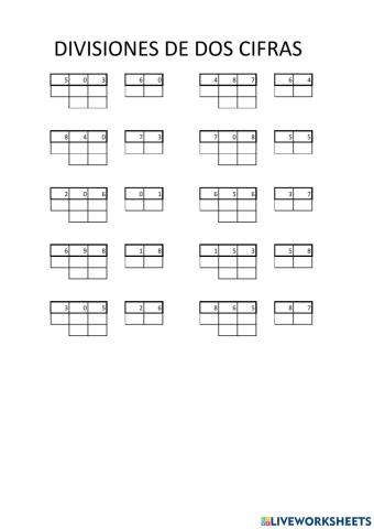 Divisiones dos cifras 2 DMS