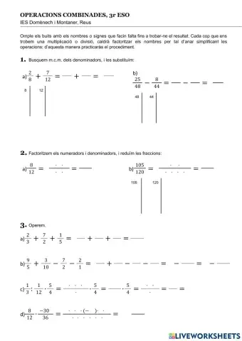 3r - fraccions: op combinades
