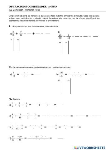 3r - fraccions: op combinades