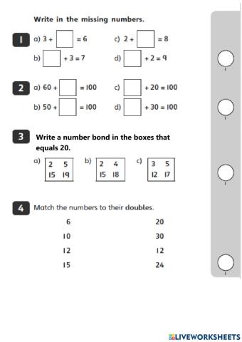 Grade 2 online: Maths Assessment
