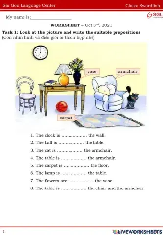Homework-class Swordfish (Oct 3rd)