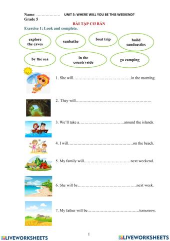 Where will you be this weekend?