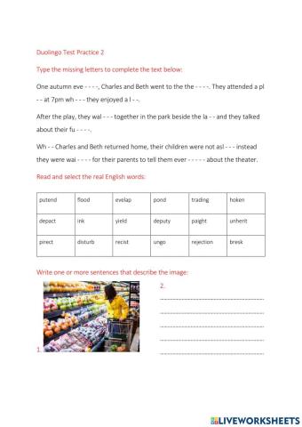 Duolingo Test Practice 2