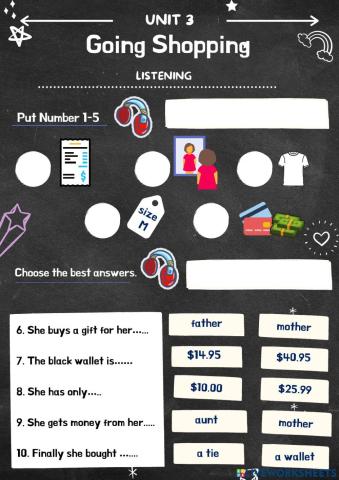 Unit 3 - Going Shopping