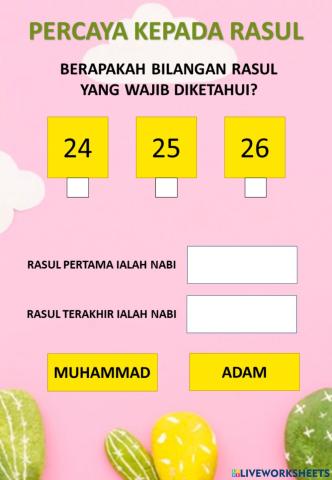 Percaya Kepada Rasul