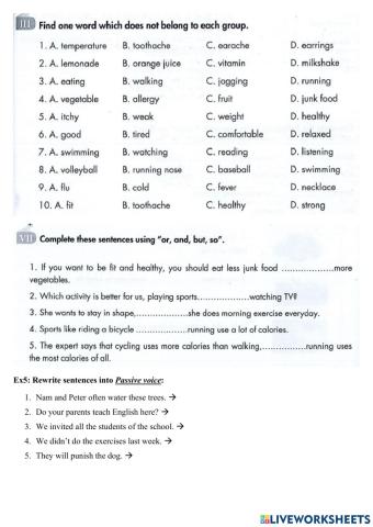 Tieng Anh 7 - Vocab Unit 2