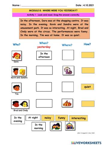 Where were you yesterday?How was it?