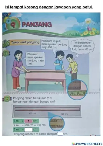 Unit 9 : Panjang (Matematik PPKI)