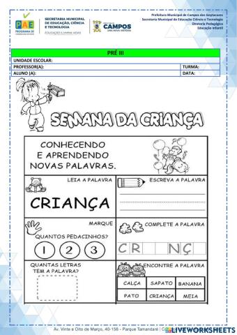 Educação Infantil