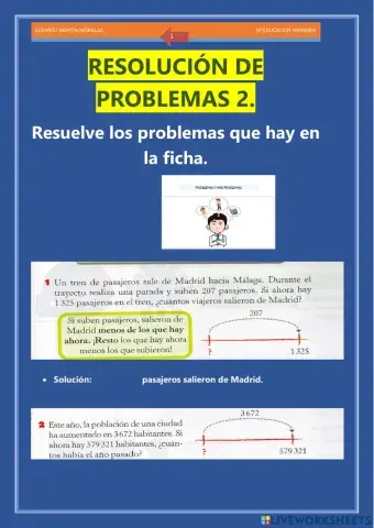 Resolución de problemas. Ficha 2.