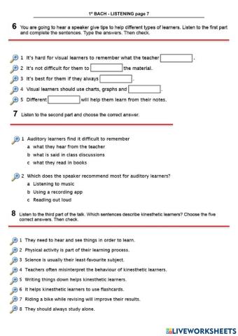 Listening page 7
