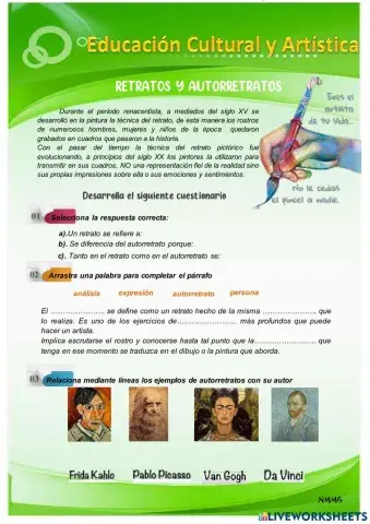 Retrato y Autorretrato