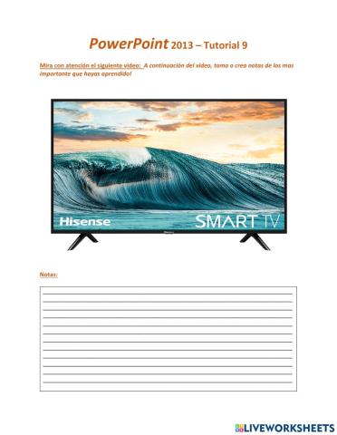 Powerpoint 2013 - tutorial 9