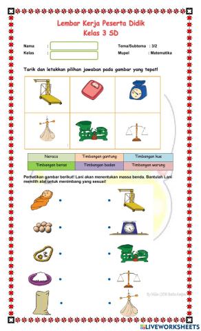 LKPD Kelas 3 Satuan Berat