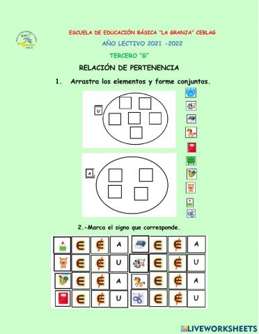 Relación de pertenencia