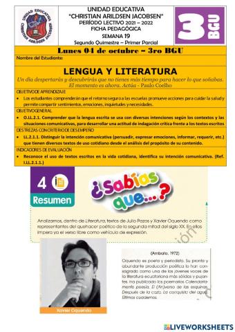 Semana 19-lengua y literatura-3roBGU