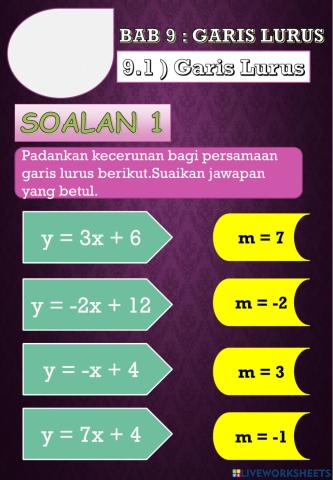 Bab 9 : garis lurus
