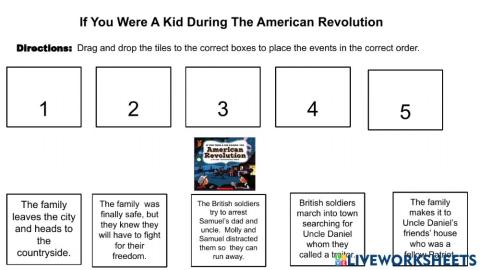 If You Were A Child During the American Revolution