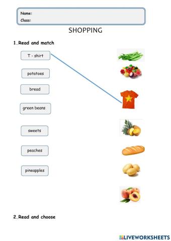 SHOPPING ( PRICE'S CLASS)