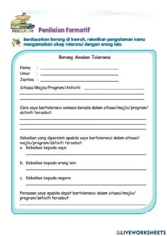 Unit 14: Toleransi Mengeratkan Hubungan Negara