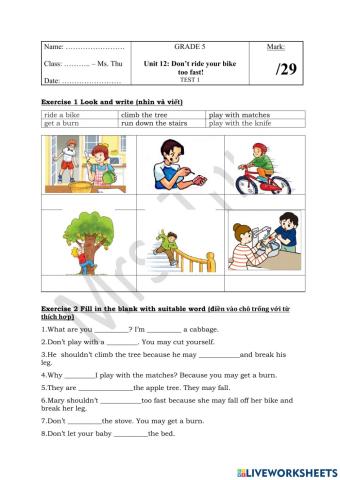 English 5 unit 12 test 1