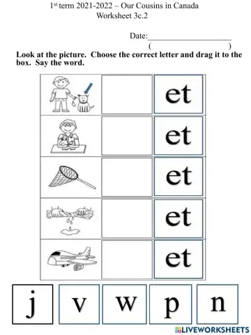 3c.2 'et' Worksheet