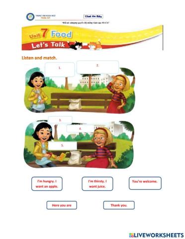 Unit 7 -Let's talk Let's go 1