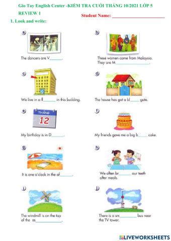 Kiem Tra On Tap 1 Lop 5