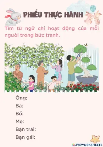 Phiếu thực hành