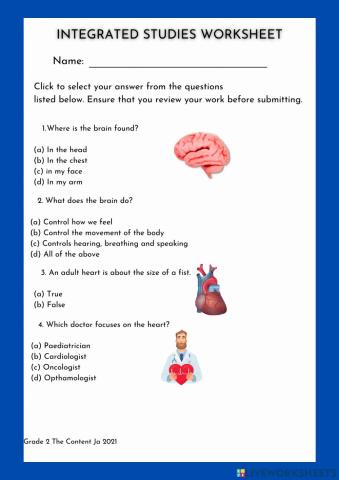 The heart and the brain