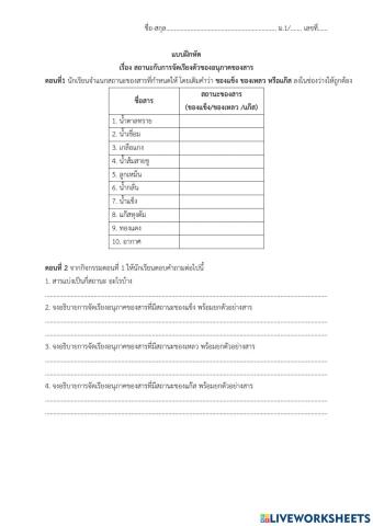 สถานะกับการจัดเรียงตัวของอนุภาคของสาร