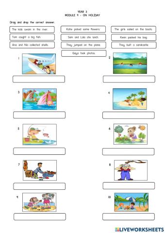 Year 3 - Module 9 - Activities