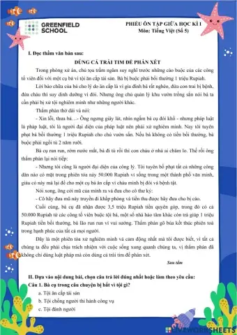 K4-Phiếu ôn TV Gk1(Số 5)