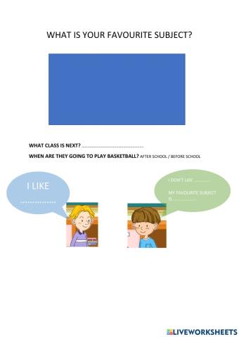 What is your favourite subject