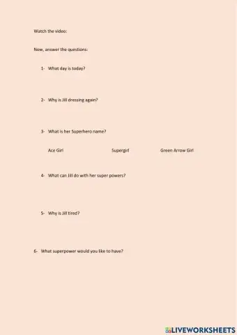 Superheroe School girl