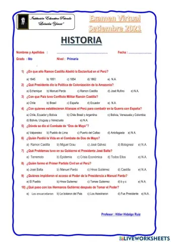 Historia 6to Prim