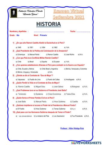 Historia 6to Prim
