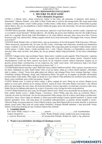 Rzemieślnicza Branżowa szkoła II Stopnia w Pilźnie, semestr I, zajęcia 4