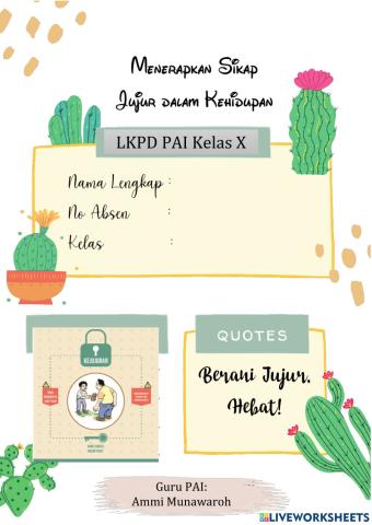 Menerapkan Sikap Jujur dalam Kehidupan