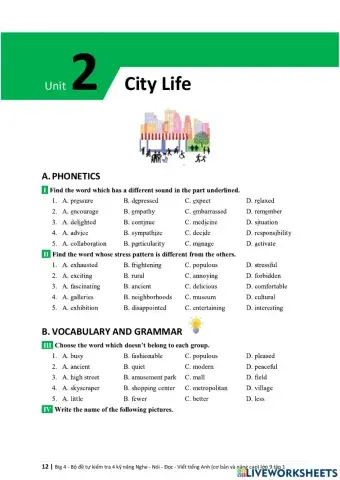 English 9 BIG4 Unit 2