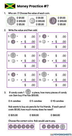 JMD Money Practicec 7