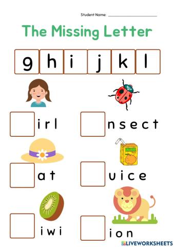 The Missing Letters