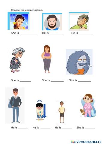 Adjectives to describe people