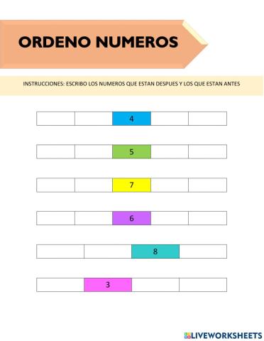 Ordeno numeros