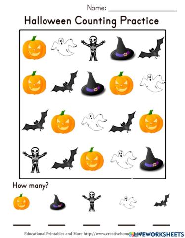 Halloween counting
